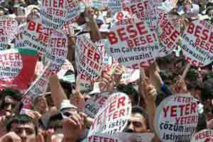 یک تظاهرات شهروندان کرد در ترکیه: «دیگر بس است، خواهان حل مسئله هستیم!»