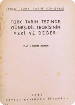 یکی از کتاب های تبلیغاتی ترکیه در سال 1937 برای تبلیغ تئوری تز آفتاب زبان