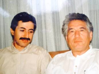 With Aitmatov Munich 1992