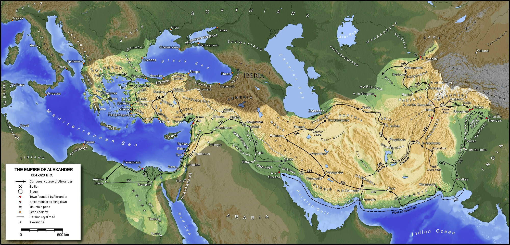 دوره ۱۱۰۰ ساله ایران، یونان و روم
