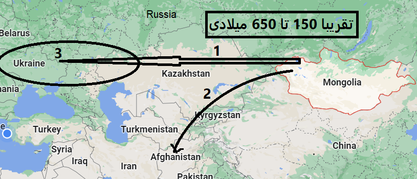 نخستین همگرائی های ایرانیک ها و ترکیک ها