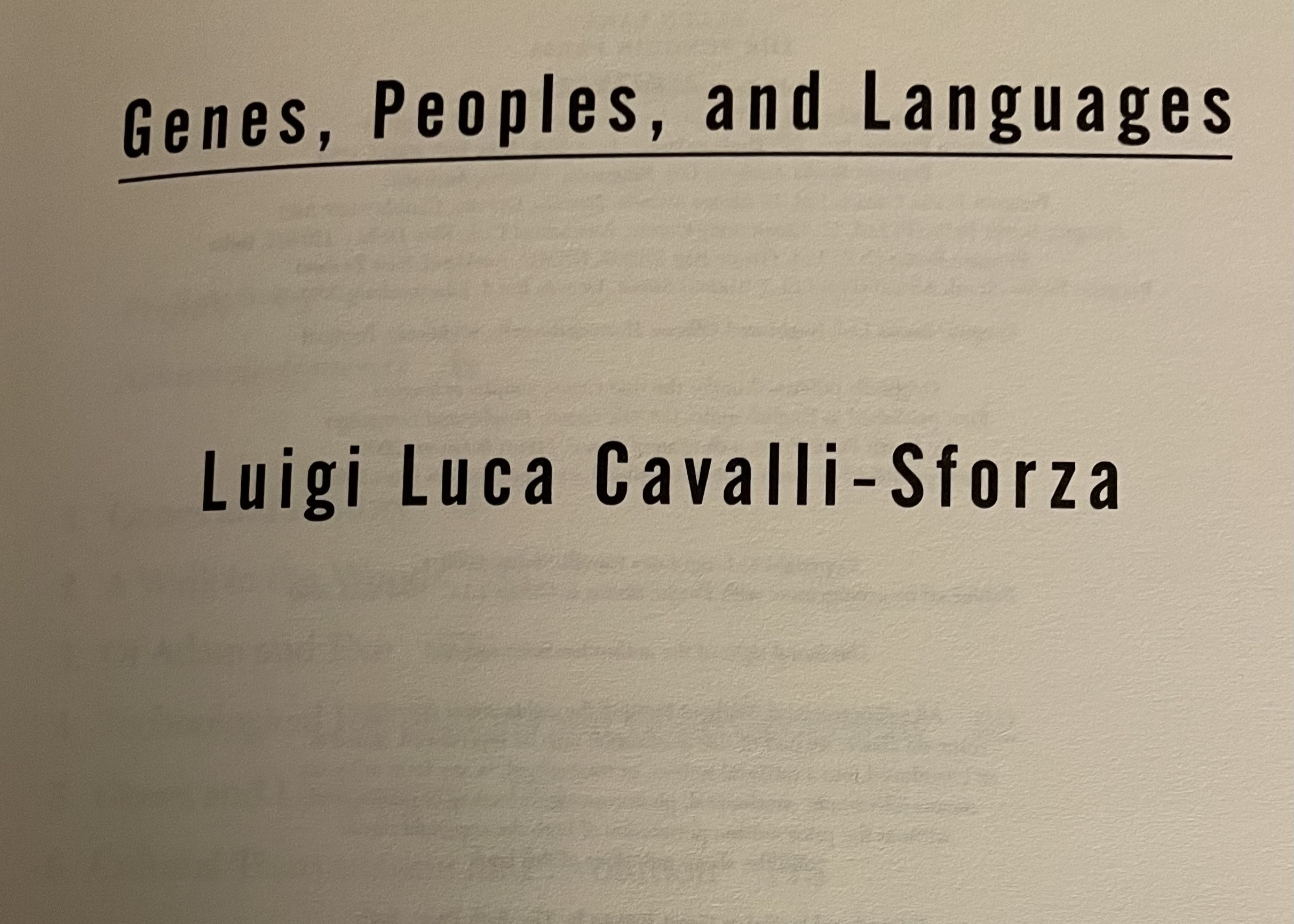 تحول ژن ها، تحول زبان ها